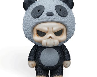 Skubbies « Babuu » – Porte-clés squelette de panda inspiré