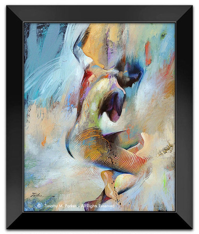 Female nude poppy girl by robert erod painting by robert r splashy art abstract paintings