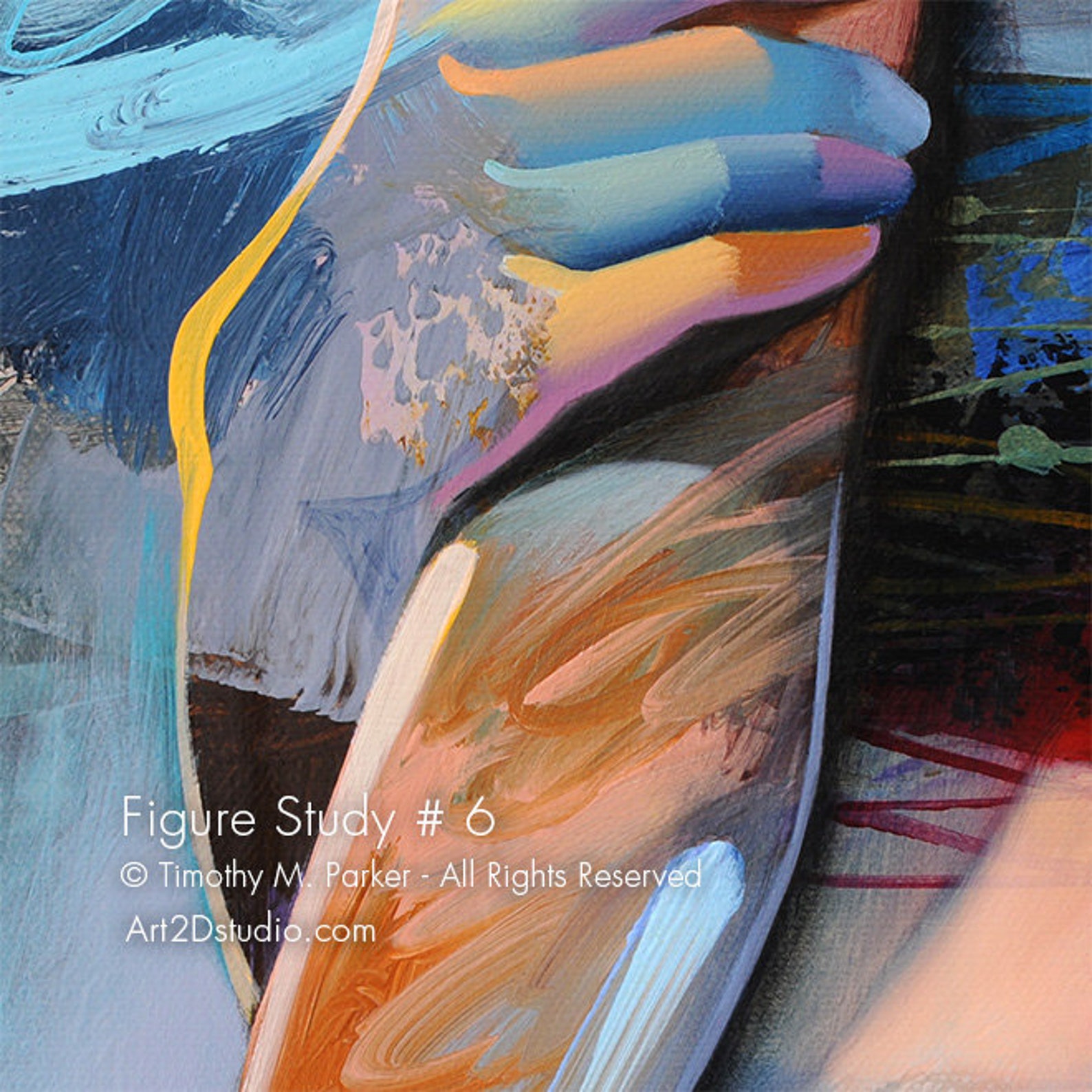 Abstract Nude Art Print - pw98ez5