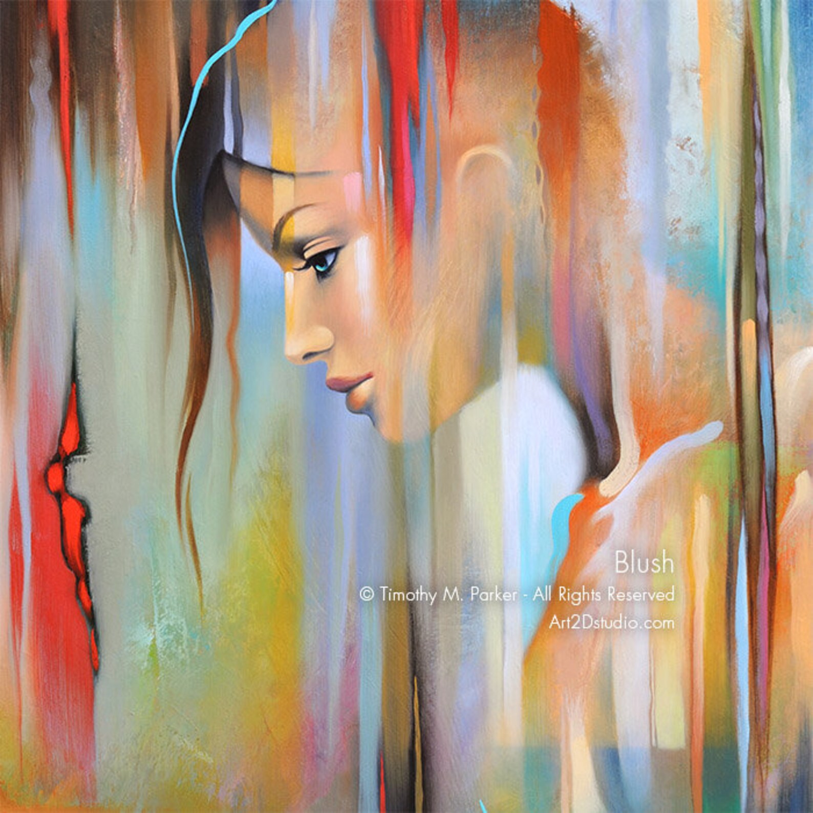 Abstract Nude Art Print - bhwps6k