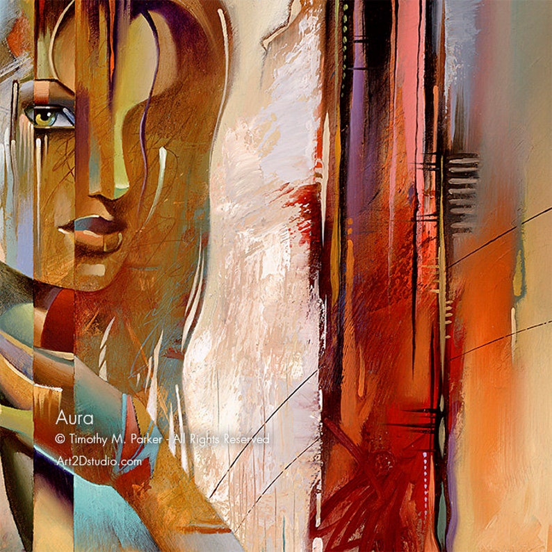 Abstract naakt Fine Art papier afdrukken abstract figuur Art Etsy