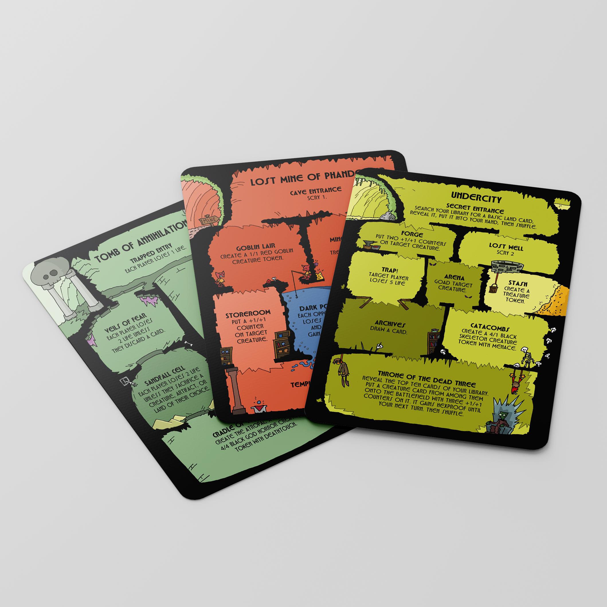 Mtg Dungeon Cards - Etsy