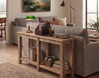 Custom Rustic Bathroom Vanity – Handmade Solid Wood Floating Sink Cabinet with Shelf Farmhouse