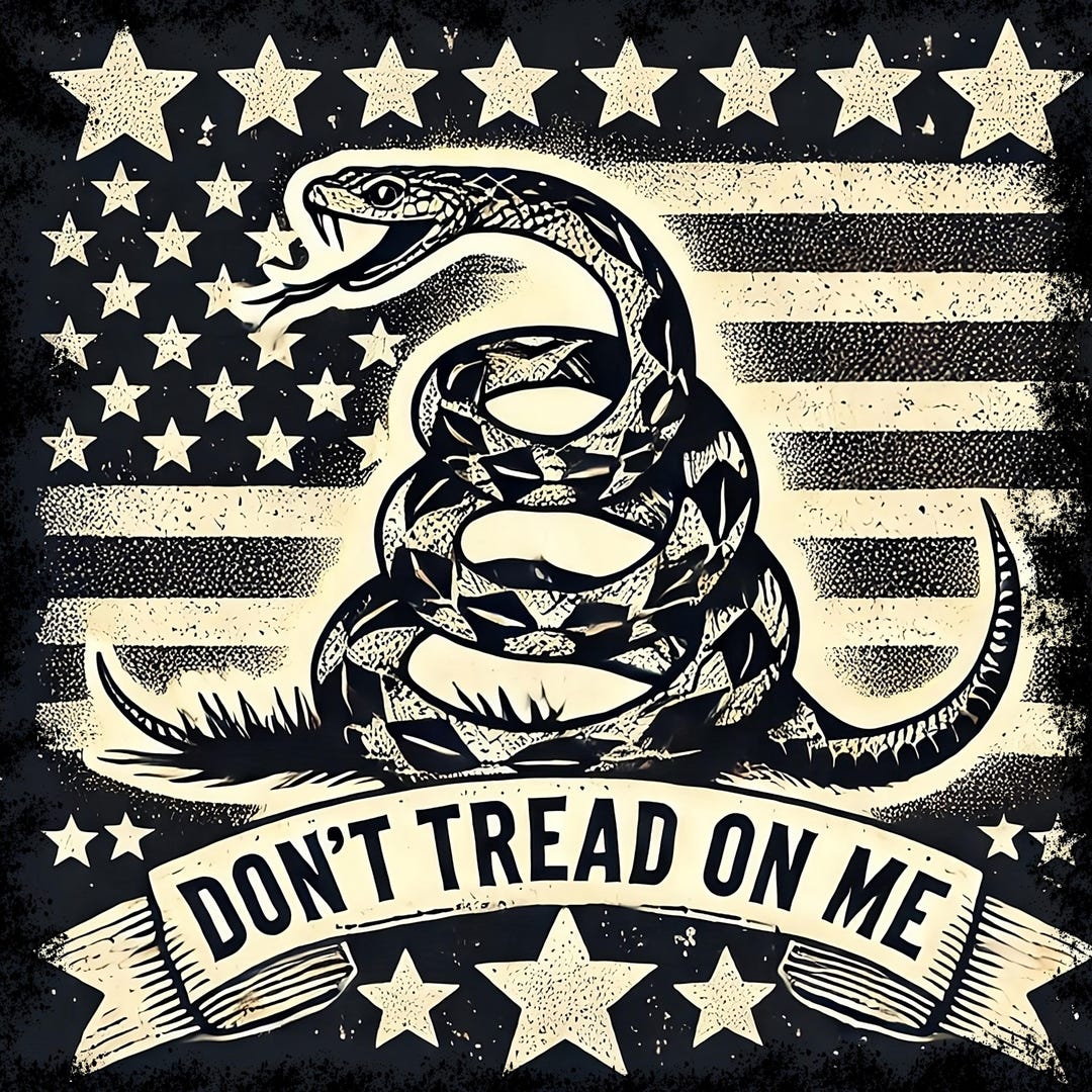Dont Tread on Me PNG, American Flag Sublimation, Patriotic Digital ...