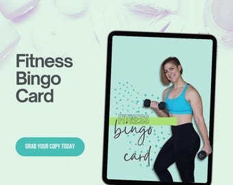 Fitness Bingo Challenge | Fun & Customizable Workout Game