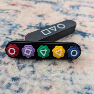 3D Printed Korean Gonggi (공기놀이) Game Set - 5 Weighted Stones with Optional Carrying Case | Portable Bundle | Traditional Game | Weighted
