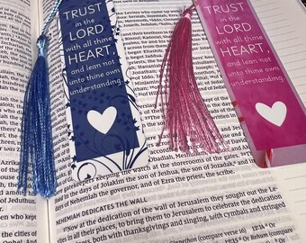 Trust in the Lord Metal Bookmarks.