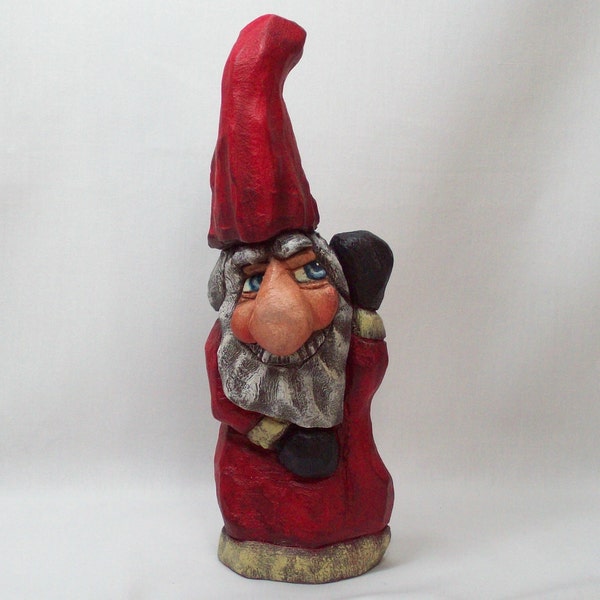 Santa Wood Carving-Santa Wave Christmas Decor Gift