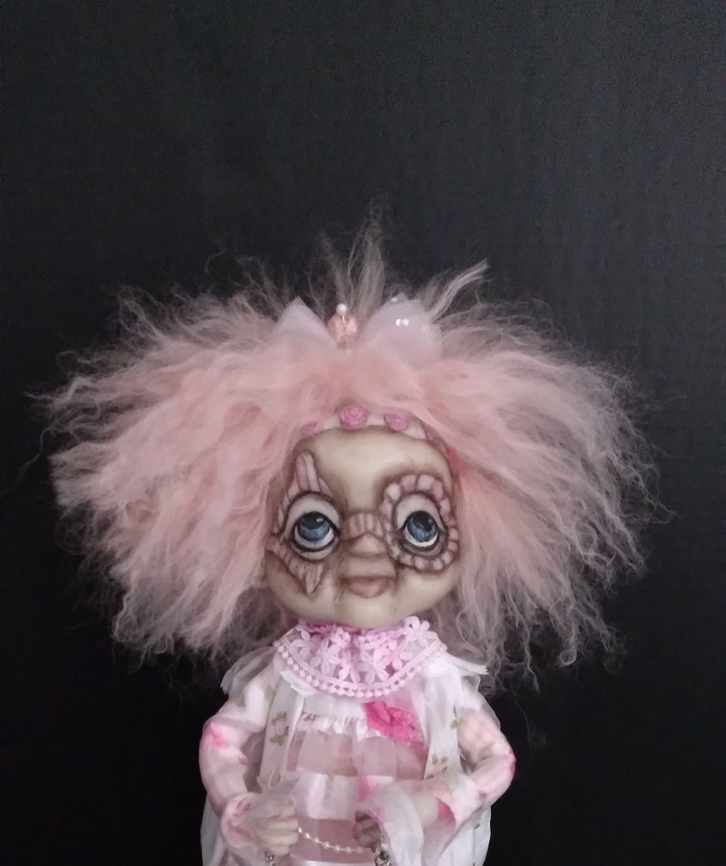 Halloween Hag Witch Wicked Beryl Handmade Halloween Doll zdjęcie 1