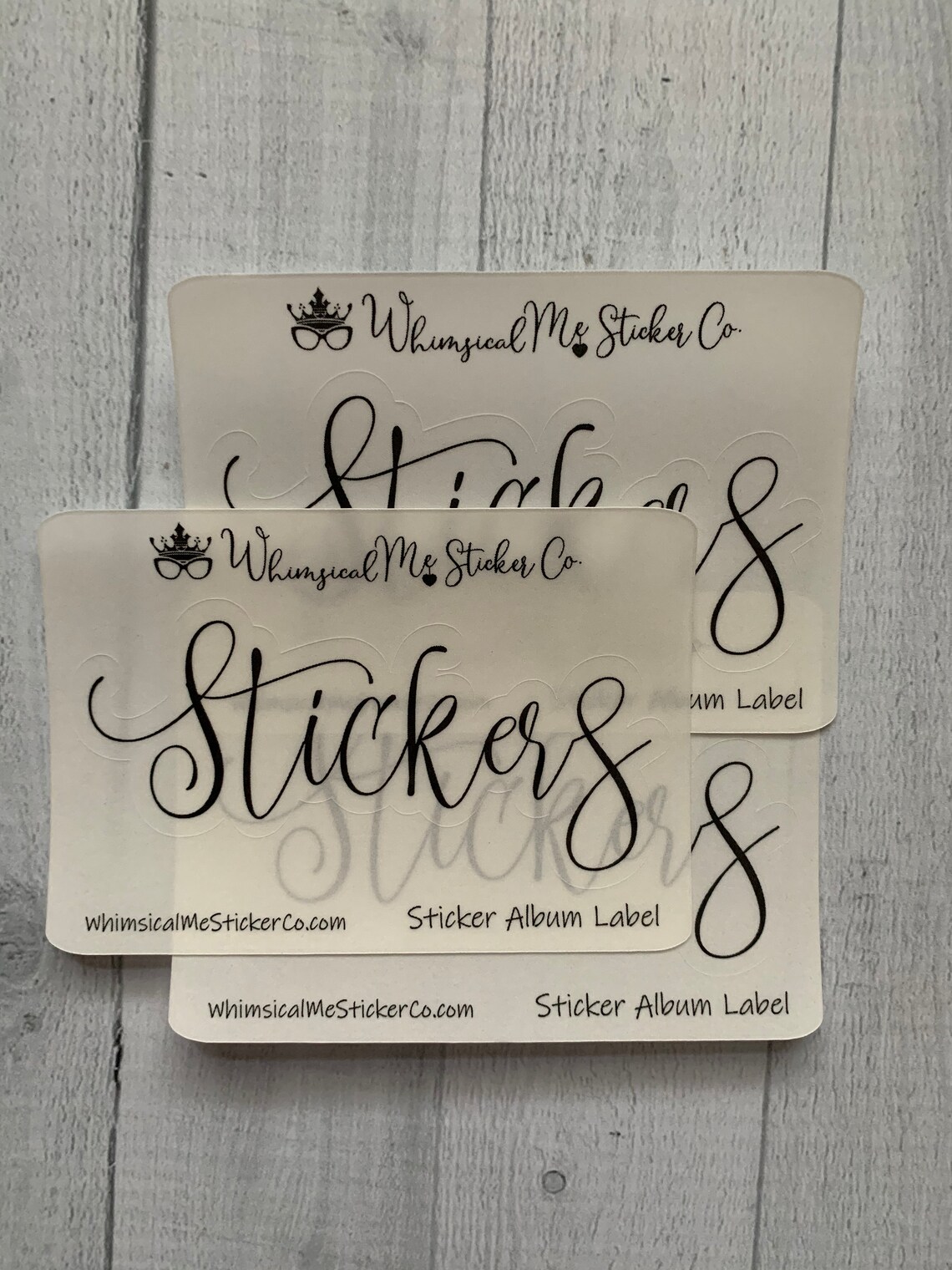 Sticker Album Stickers Label Etsy