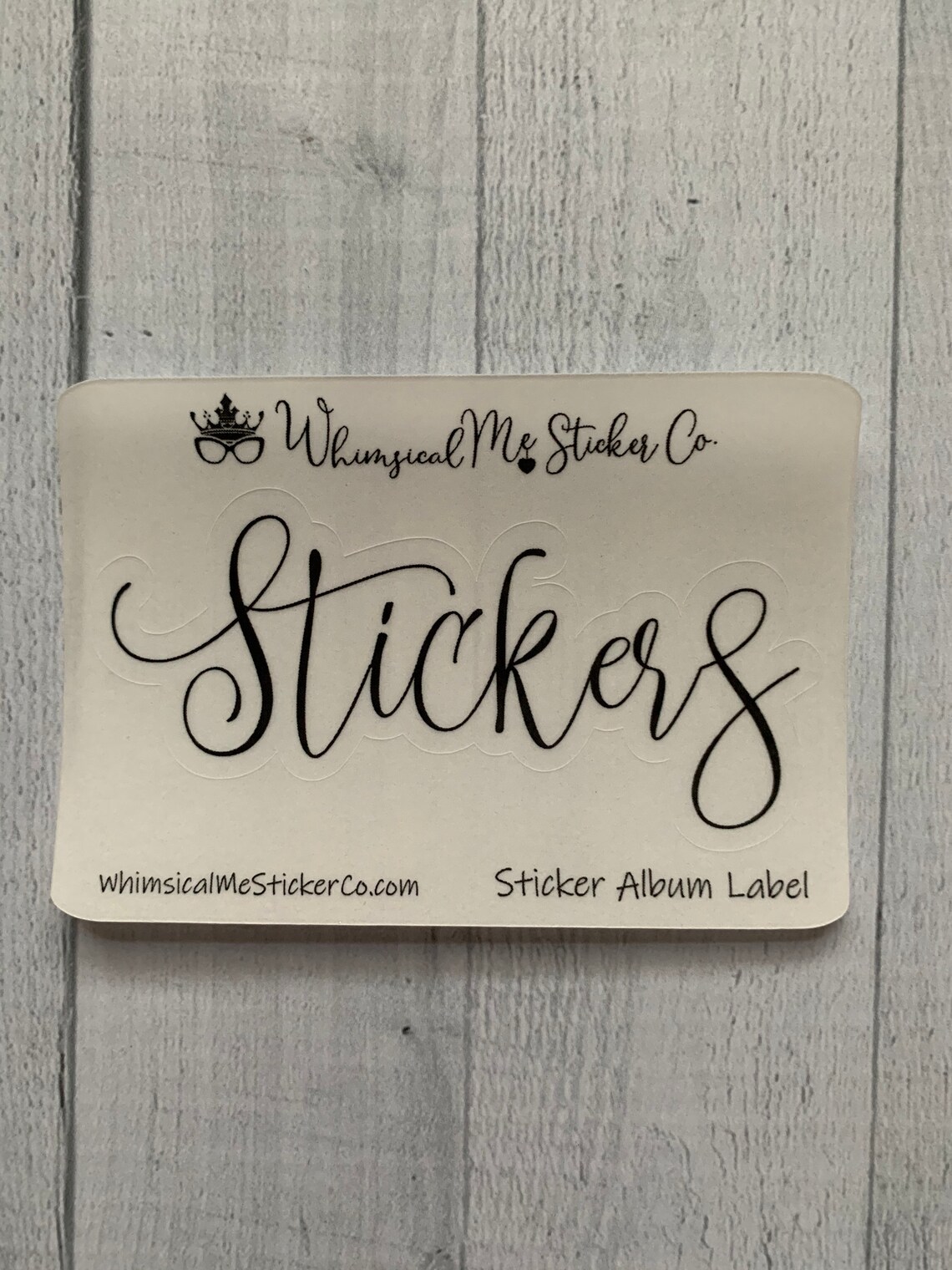 Sticker Album Stickers Label Etsy