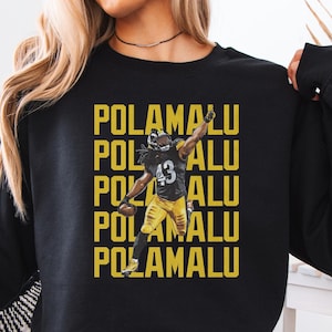 Polamalu Vintage Unisex Shirt, Retro Bootleg Polamalu TShirt For Him & Her, Polamalu Sweatshirt, Pittsburgh Colors Sweatshirt, Football Fans