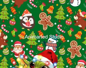 Christmas Baby Yoda PNG, schattige Grogu clipart, Star Wars Holiday Design, Grogu kerstmuts kunst, Baby Yoda sublimatie, Xmas digitale download