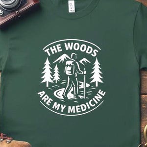 Men's Hiking T Shirt - TShirt Gift for Camper or Hiker - Tee Shirt for Camping and Hiking Lovers image 4