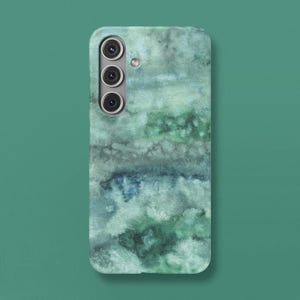 Snap Case for iPhone & Samsung Galaxy Devices - Abstract Blooms - Teal