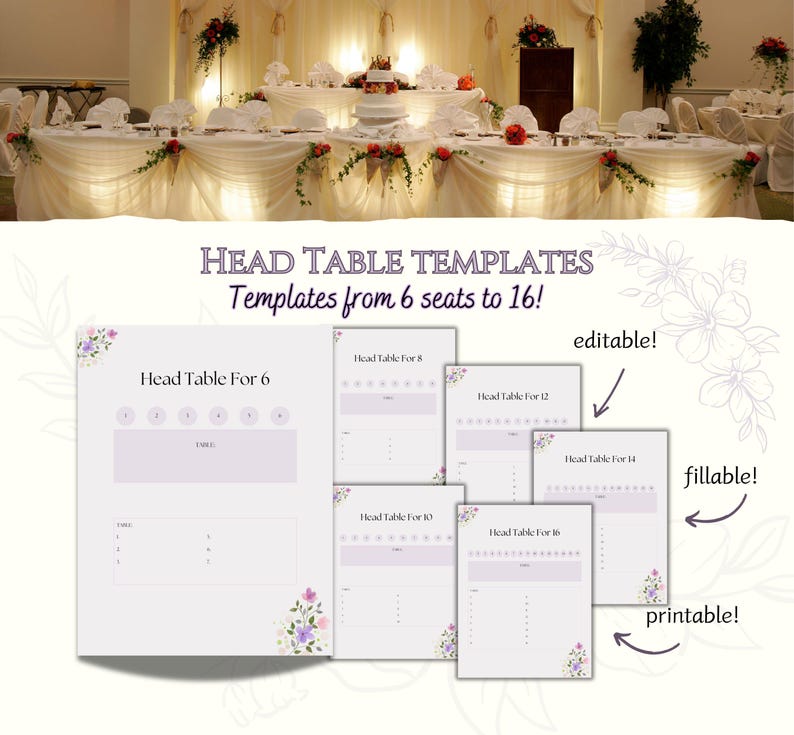 Fillable Table Hand Out Wedding Seating Plan Template Printable & Fillable Table Layouts Round ...