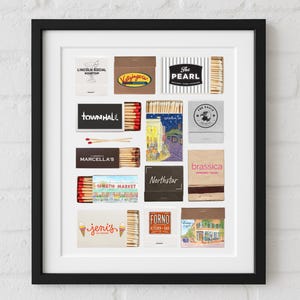 Columbus, Ohio Customizable Matchbox Print Wall Art