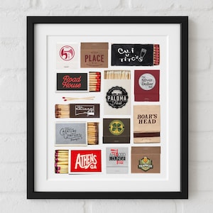 University of Georgia Customizable Matchbox Print Wall Decor