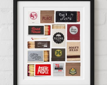 University of Georgia Customizable Matchbox Print Wall Decor