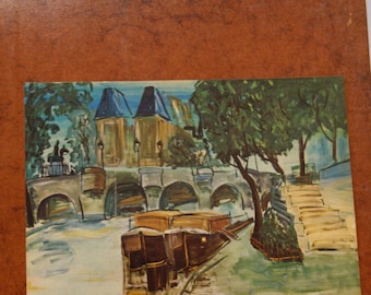 Ludwig Bemelmans My Life in Art 1958 First Edition Color Plates and Illustrations by Author of Madeline Very good condition with Dust Jacket