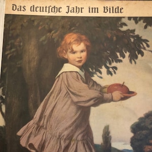 German Year in Pictures, 1908 by Beautiful art book German edition illustrated