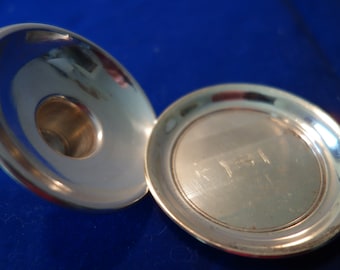 Silver plated ashtray silverplated ashtray