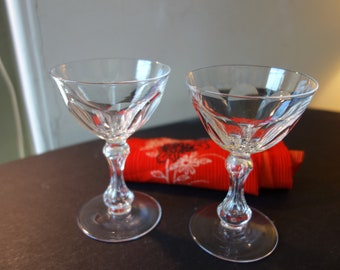 Tall Ice Cream Dishes Depression Glass Simple design For Serving Dessert, Fruit cup, Sherbet Housewarming gift MINT condition