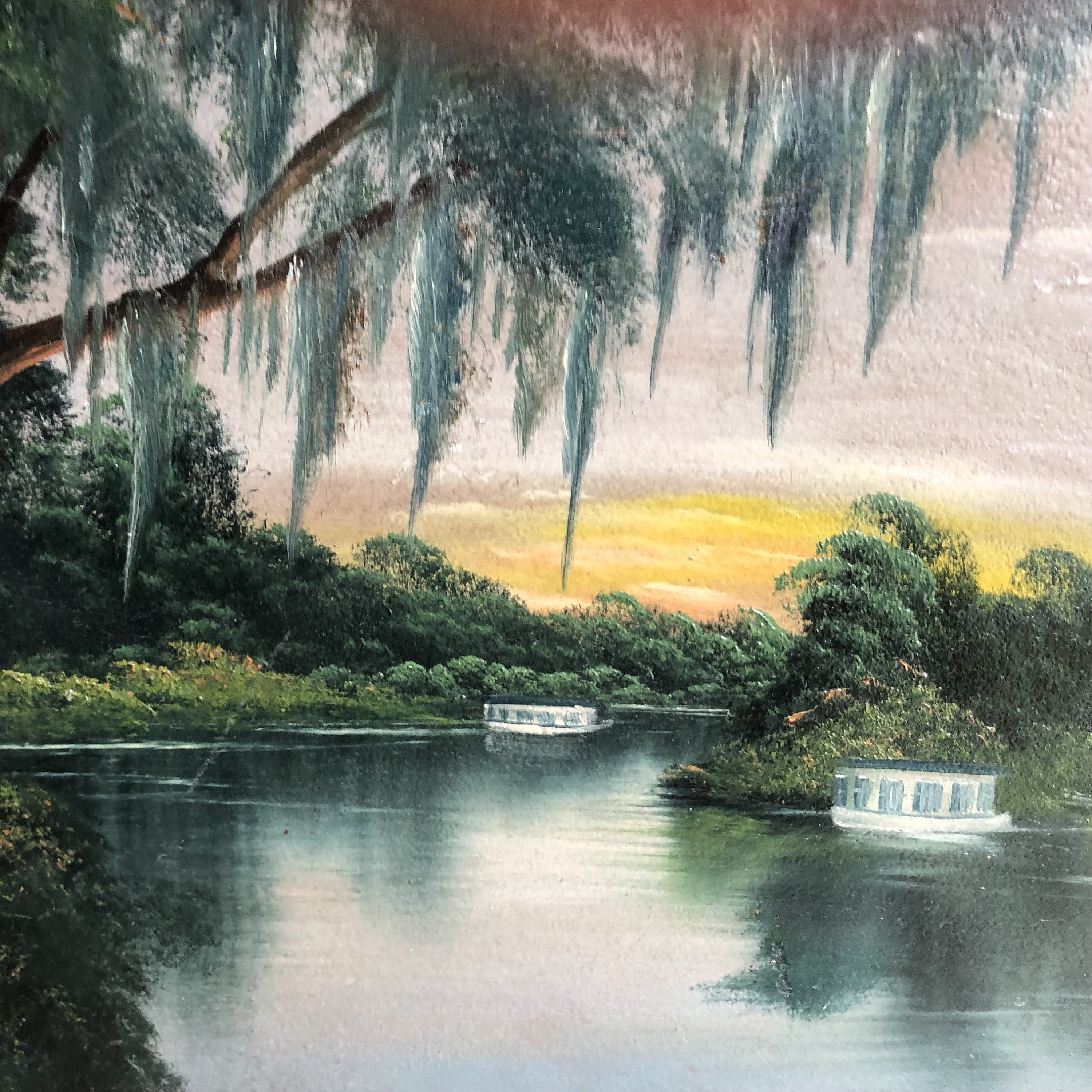 Florida Original Painting by Madame Zikmund Framed Signed Tourist