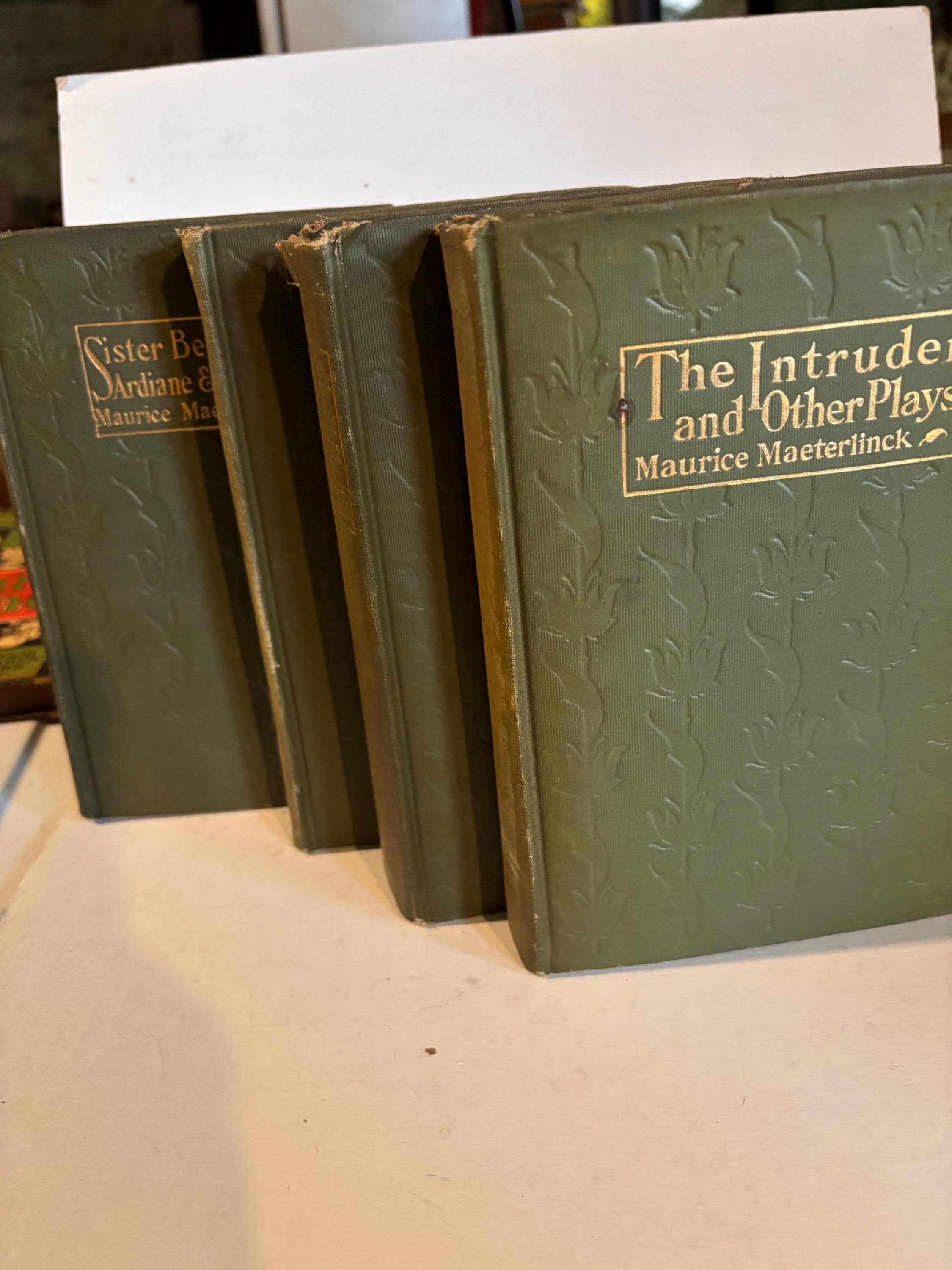 Maurice Maeterlinck Oeuvres 4冊セット Four Books of Plays by Maurice Maeterlinck. Sold Separately