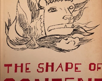 Ben Shahn The Shape of Content 1957 First Edition with original dust jacket Harvard University Press illustrated hard to find edition