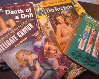 Retro Book Box Paperbacks - Hand Picked for vintage fans - - Book of the Month Club - 3, 6, or 12 month options - gift for book lovers