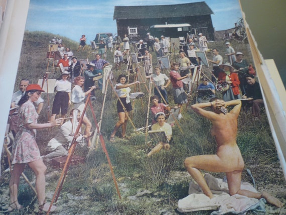 Vintage Young Nudists Family