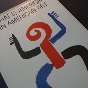 Wat is Amerikaans in American Art editor, Jean Lipman 1963 First Edition Hardcover Illustrated Voor kunstliefhebbers Kleurplaten, commentaar