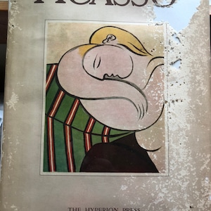Jean Cassou Picasso 1940 English edition Hyperion Hardcover Dust Jacket collection of Picasso&#39;s works commentary Side by side comparisons