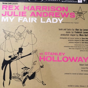 My Fair Lady LP original vinyl Julie Andrews Original Cast Recording vinyl record from private collection excellent condition Columbia Stero