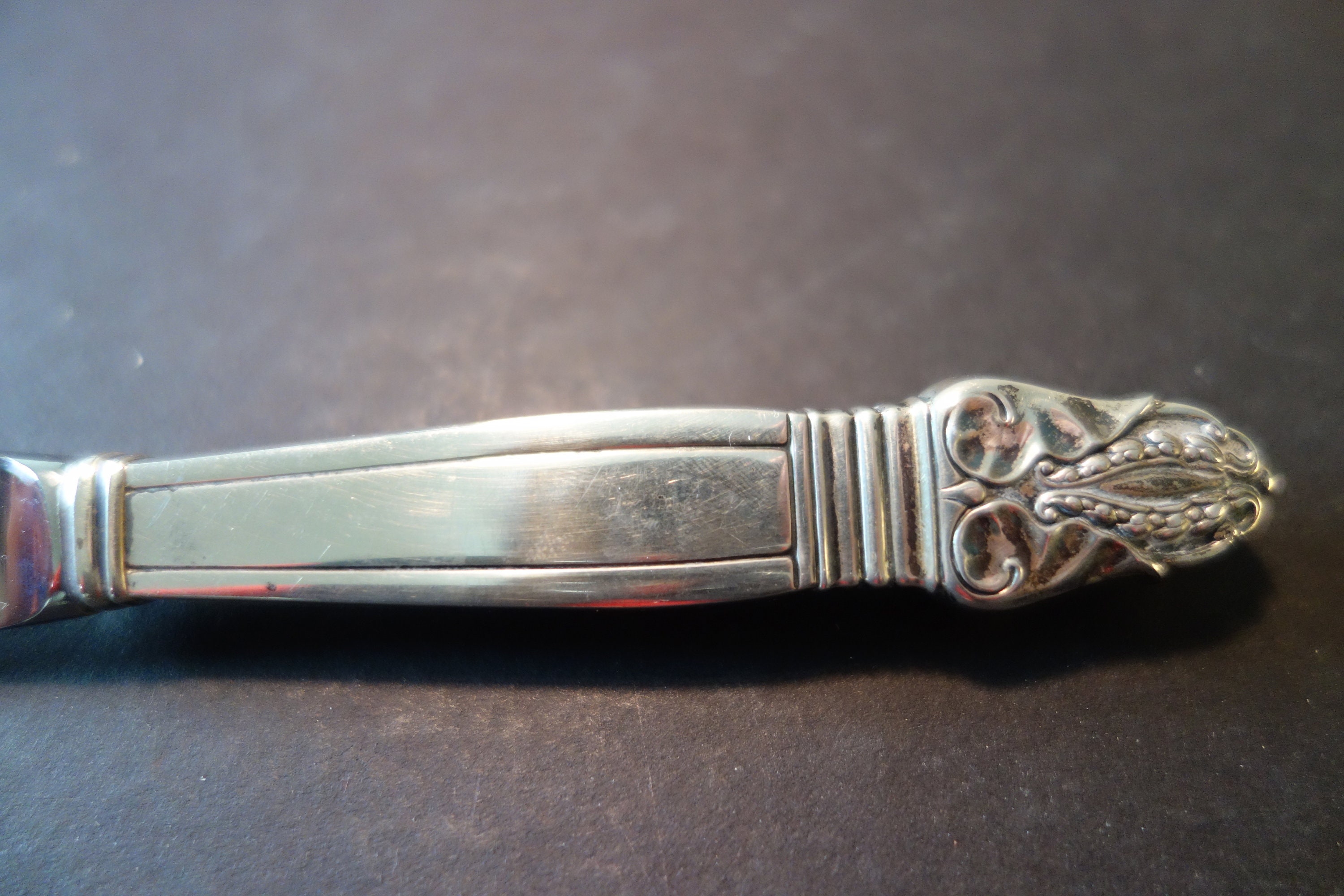 Sterling Silver Knife Sterling Handle, Stainless Blade