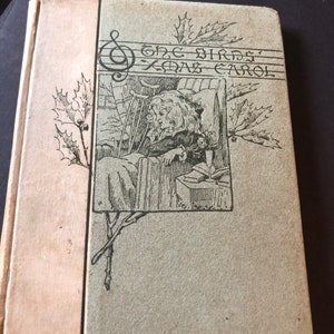 Kate Douglass Wiggin The Bird&#39;s Christmas Carol 1888 First Edition Antique story Author of Romance of a Christmas Card Rare Hardcover
