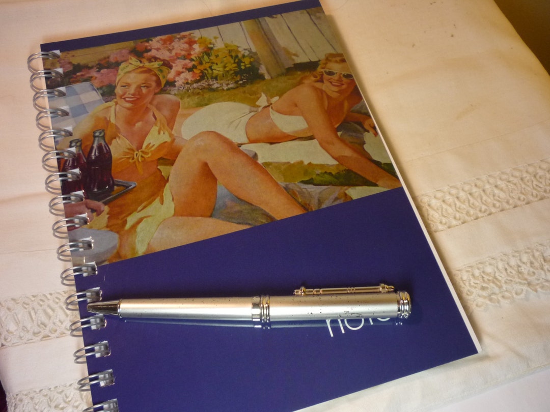 Notebook - Fun in the Sun - Happy Hour 1940s Style - Coca Cola Ad ...