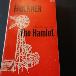 William Faulkner The Hamlet Novel of the Snopes Family 1964 Vintage Books PB Southern author Nobel Prize winner