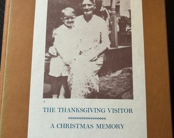 Truman Capote Thanksgiving Visitor Christmas Memories 1967 Première édition à couverture rigide et étui