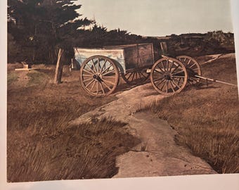 Andrew Wyeth, Blue Dump | Vintage Print | American Realism Wall Art