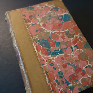 Nathaniel Hawthorne Our Old Home, English Stories 1889 Edition antique with marbled cover and leather trim Lovely edition Mint Condition