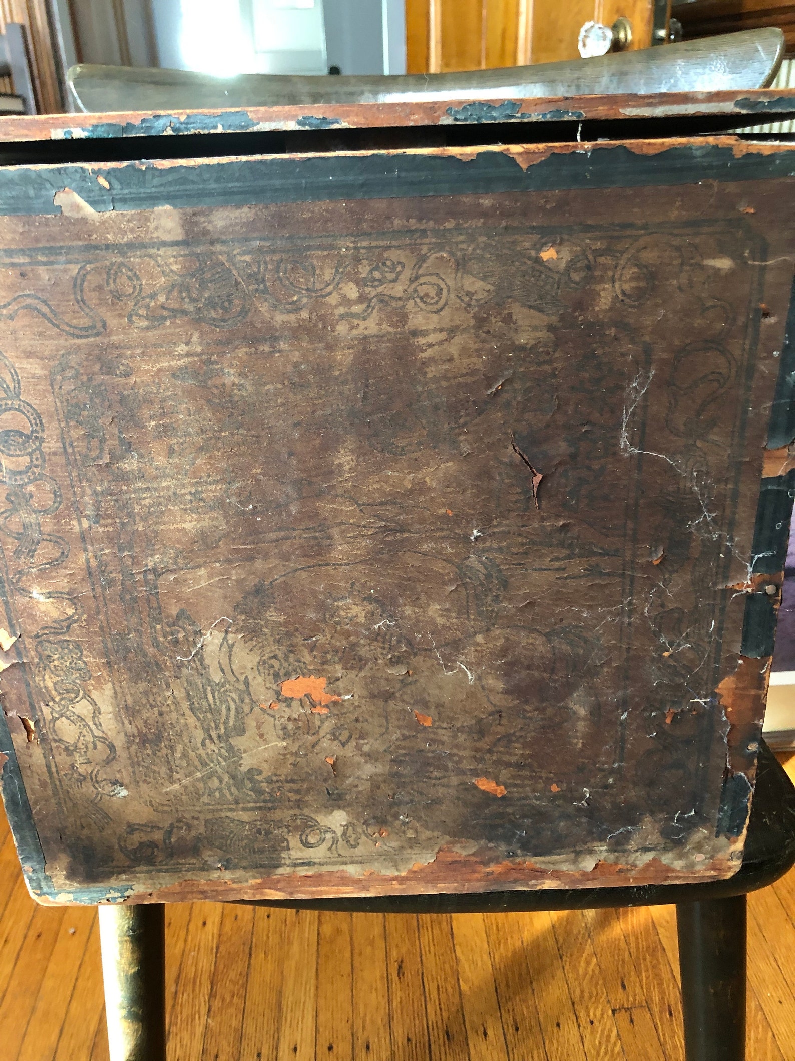 Antique Tea Crate With Lid Samuel Russell Wooden Export Crate Etsy