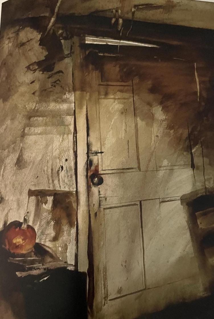 Andrew Wyeth、WITCH DOOR、希少画集画、新品高級額、額装付 Andrew Wyeth、WITCH DOOR、希少画集画、新品高級額、額装付
