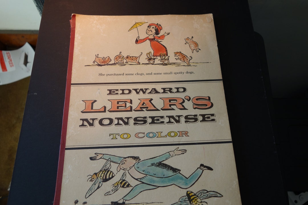 Edward Lear's Nonsense to Color Limericks and Sketches Etsy