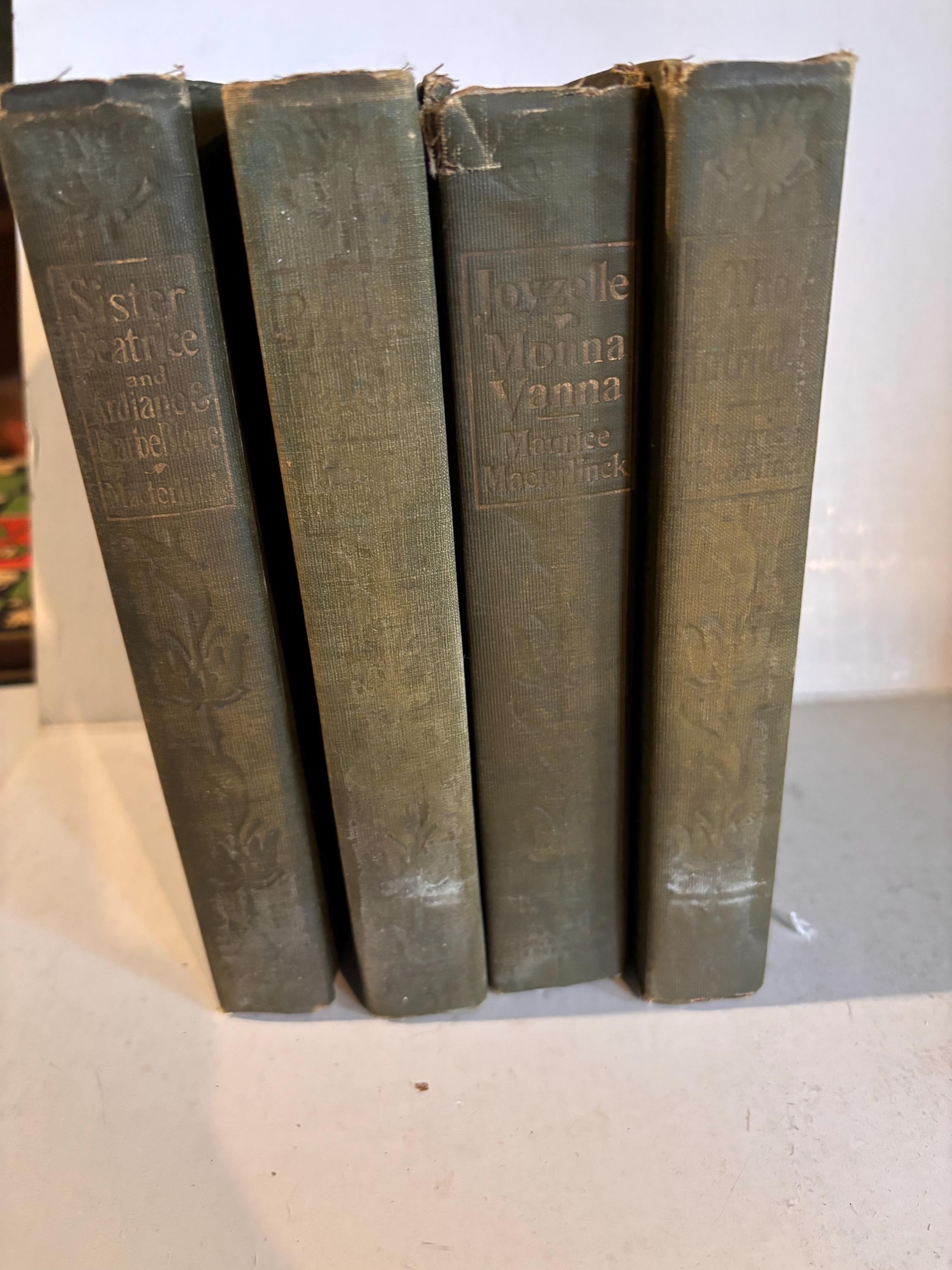 Four Books of Plays by Maurice Maeterlinck. Sold Separately