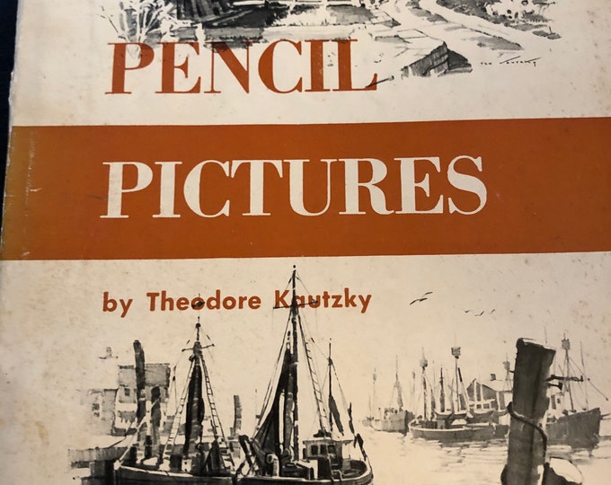 Pencil Pictures by Theodore Kautzky 1962 Edition Instructions Etsy