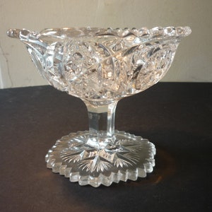 Candy Dish on Pedestal Compote Nice details Mint Condition 1930s charm Table decor gift for home for parties holidays