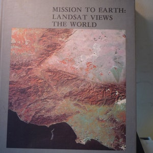 Landsat Blick auf die Welt 1976 erste Ausgabe - Fotos der Erde für NASA-Satelliten-Projekt - Geschenk Fotos aus dem Himmel übergroßen Buch