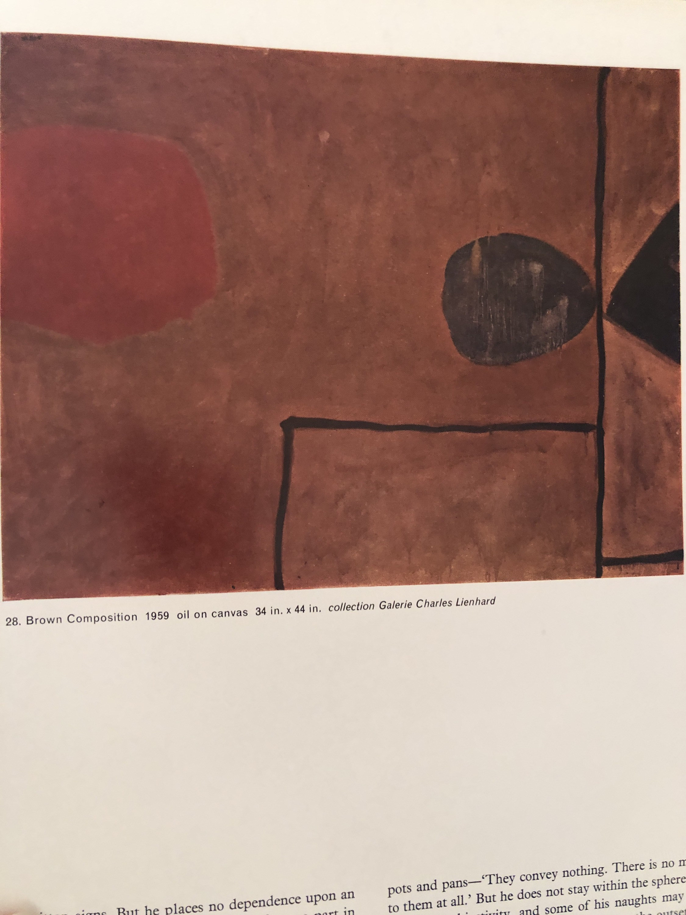 William Scott Brown Composition. Published Lithograph Print - Etsy